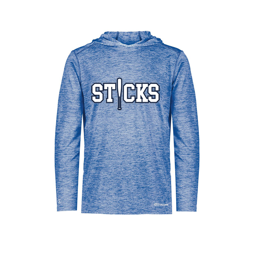 [FOLHCGRY-YS-LOGO2] Decker Youth Charge Hoodie (Youth S, Royal, Logo 2)