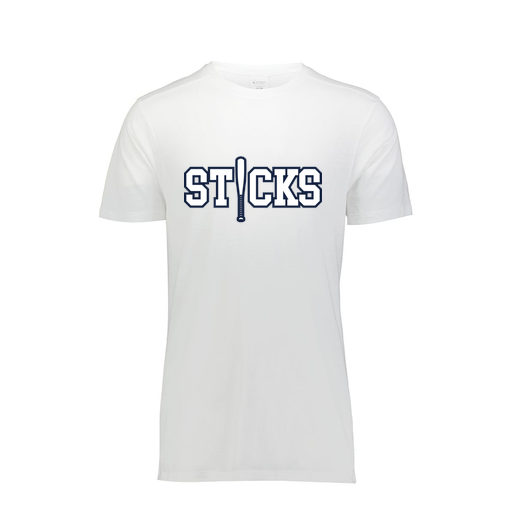 [FTSCUBWH-AS-LOGO2] Decker Men's Tri-Blend T-Shirt - Short Sleeve (Adult S, White, Logo 2)