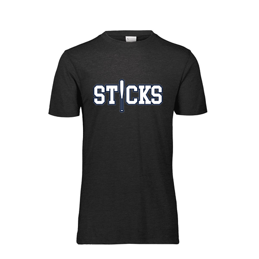 [FTSCUBBK-YS-LOGO2] Decker Youth Tri-Blend T-Shirt - Short Sleeve (Youth S, Black, Logo 2)