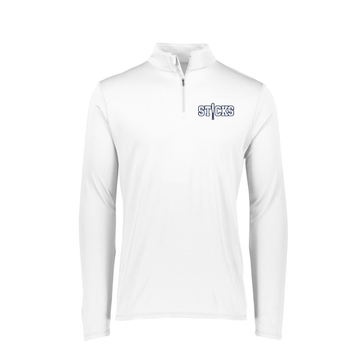 [2787.005.XS-LOGO2] Ladies Dri Fit 1/4 Zip Shirt (Female Adult XS, White, Logo 2)