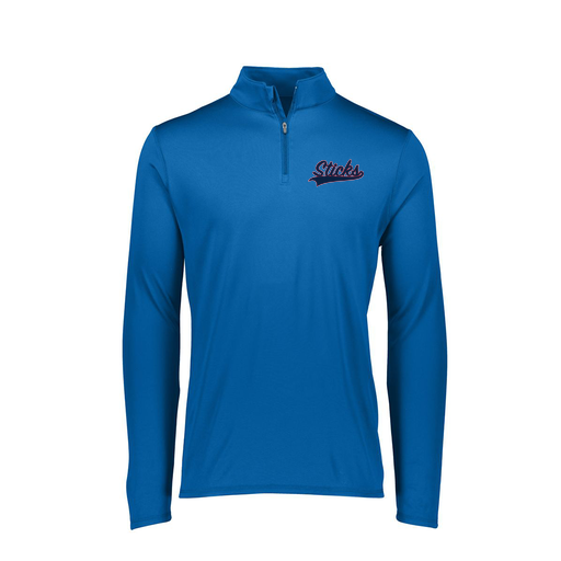 [FTLQFLRY-FAXS-LOGO1] Decker Women's Flex-Lite 1/4 Zip Shirt (Female Adult XS, Royal, Logo 1)