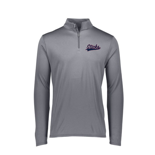 [FTLQFLGY-FAXS-LOGO1] Decker Women's Flex-Lite 1/4 Zip Shirt (Female Adult XS, Gray, Logo 1)