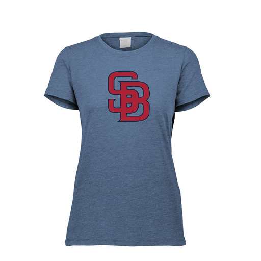 [FTSCUBNV-FAXS-LOGO3] Decker Women's Tri-Blend T-Shirt - Short Sleeve (Female Adult XS, Navy, Logo 3)