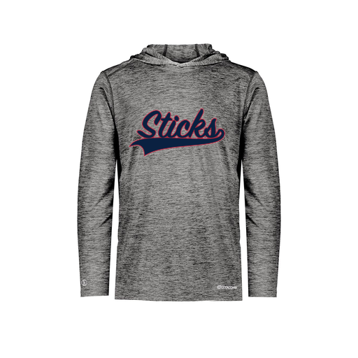 [FOLHCGBK-AS-LOGO1] Decker Men's Charge Hoodie (Adult S, Black, Logo 1)