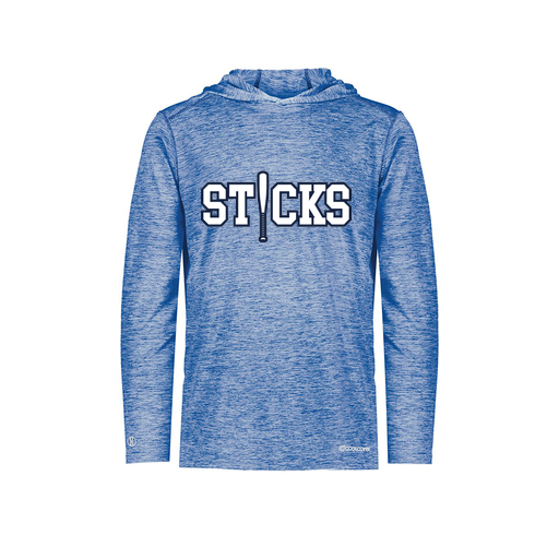 [FOLHCGRY-AS-LOGO2] Decker Men's Charge Hoodie (Adult S, Royal, Logo 2)