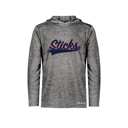 [FOLHCGBK-YS-LOGO1] Decker Youth Charge Hoodie (Youth S, Black, Logo 1)