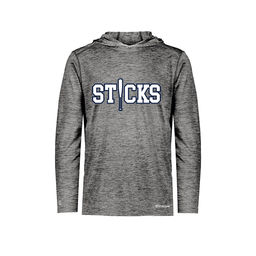 [FOLHCGBK-YS-LOGO2] Decker Youth Charge Hoodie (Youth S, Black, Logo 2)