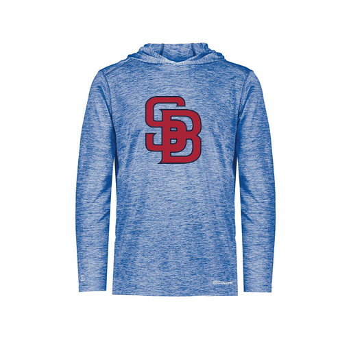 [FOLHCGRY-YS-LOGO3] Decker Youth Charge Hoodie (Youth S, Royal, Logo 3)