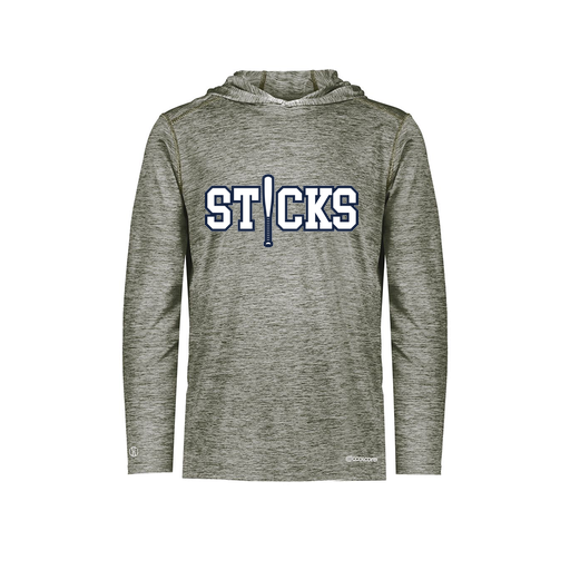 [FOLHCGGY-YS-LOGO2] Decker Youth Charge Hoodie (Youth S, Gray, Logo 2)