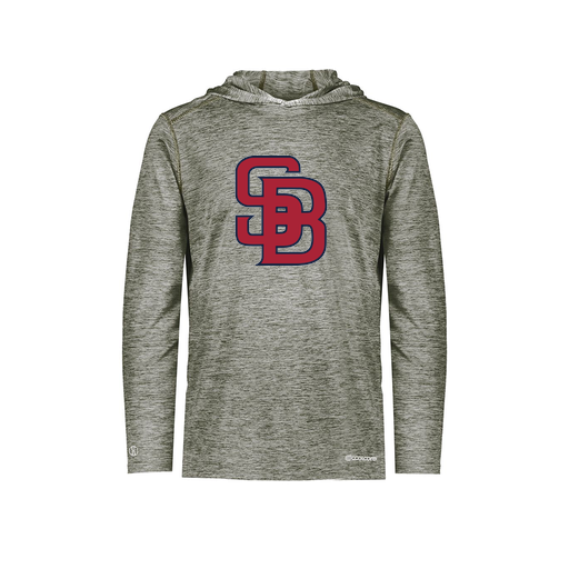 [FOLHCGGY-YS-LOGO3] Decker Youth Charge Hoodie (Youth S, Gray, Logo 3)