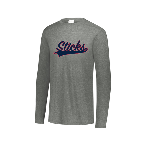 [3075.013.XS-LOGO1] Men's LS Ultra-blend T-Shirt (Adult XS, Gray, Logo 1)